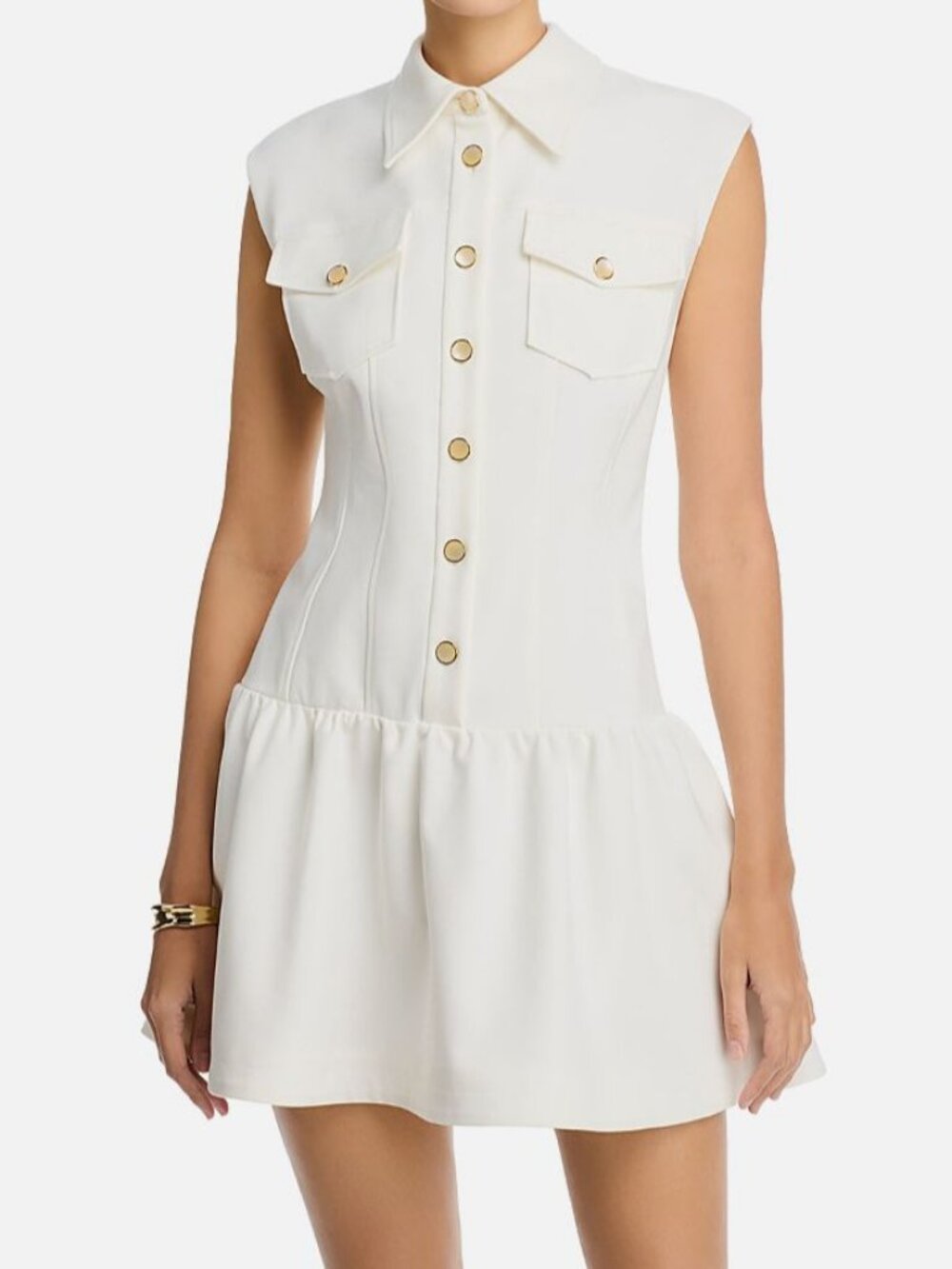 Ramy Brook Women's White Sofi Mini Dress Size 4